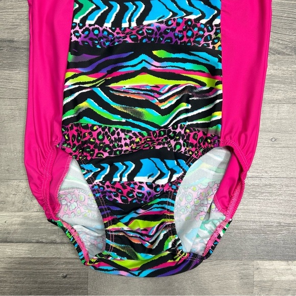 Look-It Activewear Girls Jungle Fever Leotard M - Picture 2 of 6